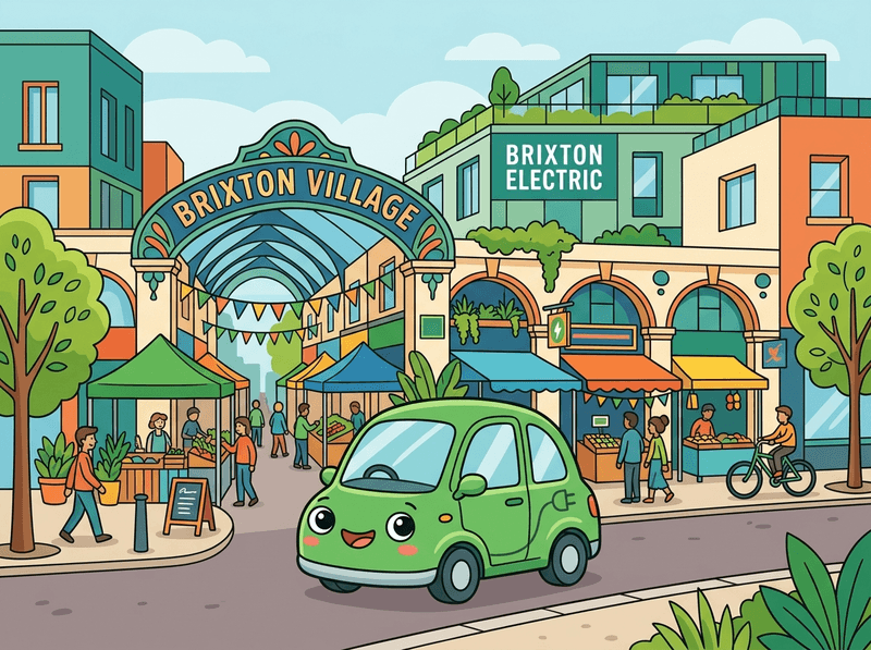 Illustration of a London landmark near Lambeth